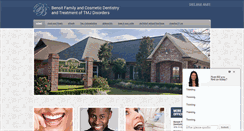 Desktop Screenshot of brianjbenoitdds.com